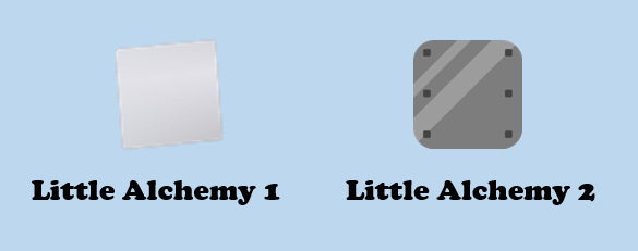 metal icons in little alchemy 1 and 2